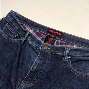 FLANNEL-LINED REALTREE HIGH-RISE CLASSIC STRAIGHT JEANS 12/31x30 ⭐️